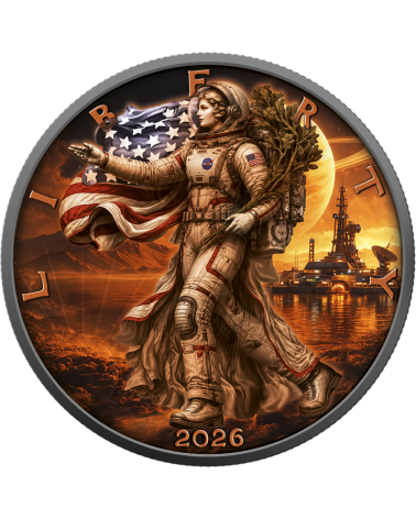 USA 2026 - American Eagle Ag999 1 oz The Conquest of Mars