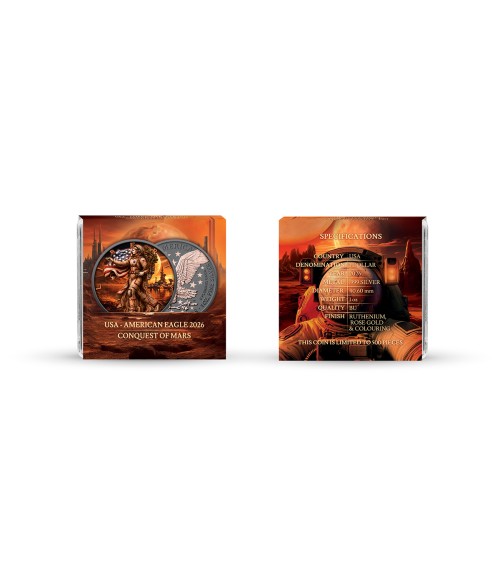 USA 2026 - American Eagle Ag999 1 oz The Conquest of Mars