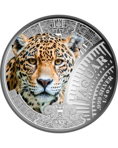 Cameroon 2026-Mexican Cinco Grandes Jaguar Ag999 1/4 oz Coin in Card
