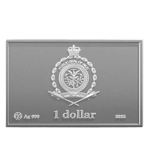 Niue 2025 - Dogs Playing Poker Ag999 1oz Proof-like