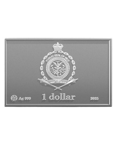 Niue 2025 - Dogs Playing Poker Ag999 1oz Proof-like