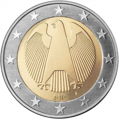 Germany 2 Euro 2014 - circulation coin