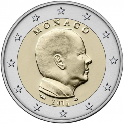 Monaco 2 Euro 2015 - circulation coin - COIN ROLL