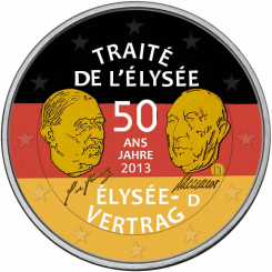 Germany 2 Euro 2013 - 50 Years of the Elysee Treaty D coloured