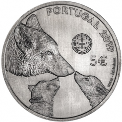 Portugal 5 Euro 2019 - Iberian Wolf