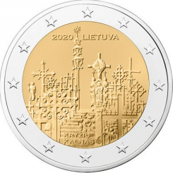 Lithuania 2 Euro 2020 - Hill of the Crosses - COIN ROLL