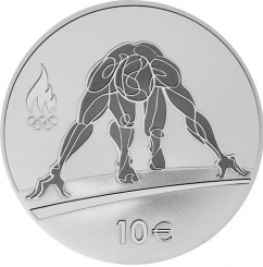 Estonia 10 Euro 2016 - Estonian athletes at the Games of the XXXI Olympiad in Rio de Janeiro Silver proof coin