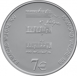 Estonia 7 Euro 2013 - 100th Anniversary of the Birth of Raimond Valgre Silver proof coin