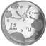 Ireland 15 Euro 2015 - The Nobel Prize in Physics Ernest Walton Silver proof coin