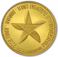 Slovenia 100 Euro 2008 - Slovenias presidency of the European Union Gold proof coin