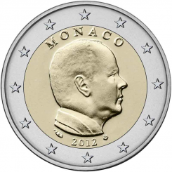 Monaco 2 Euro 2012 - circulation coin - COIN ROLL