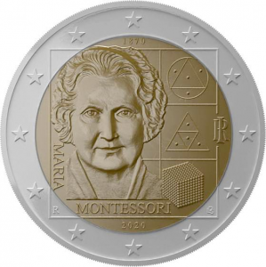 Italy 2 Euro 2020 - 150th anniversary of the birth of Maria Montessori