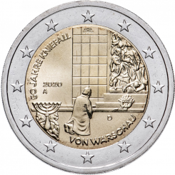 Germany 2 euro 2020 - The 50th anniversary of Willy Brandt’s Kniefall von Warschau A - COIN ROLL