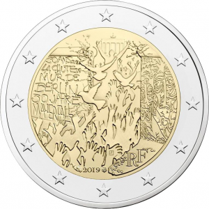 France 2 euro 2019 - 30 years of the fall of the Berlin Wall