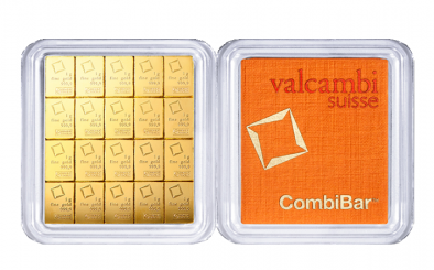 Złota sztabka Au999.9 Valcambi - 20x1 g CombiBar (Multicard)