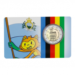 San Marino 2 Euro 2016 - circulation coin in the Olimpic Games coincard special edition