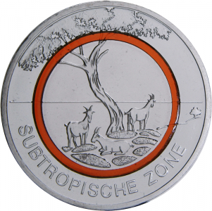 Germany 5 Euro 2018 - Subtropical zone letter G