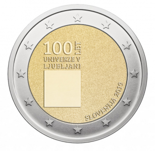 Slovenia 2 Euro 2019 - The 100th anniversary of the foundation of the University of Ljubljana - COIN ROLL