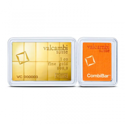 Gold bar Au999.9 Valcambi - 10x1/10 oz CombiBar