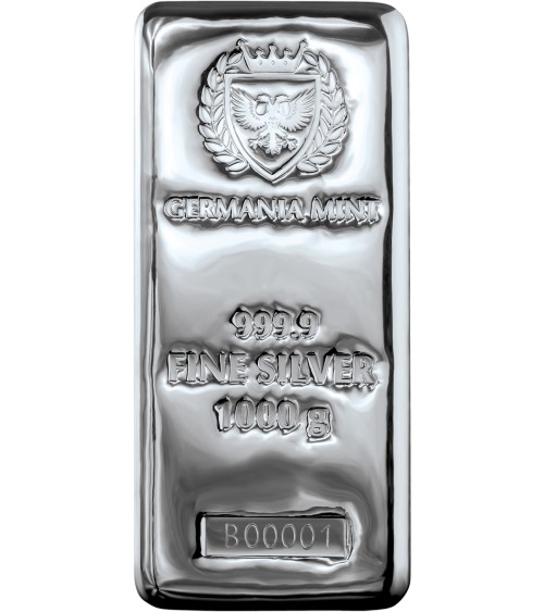 Germania Mint Ag999.9 Cast Bar 1000 g