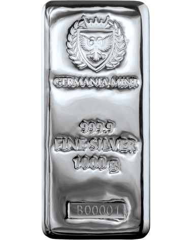 Germania Mint Ag999.9 Cast Bar 1000 g