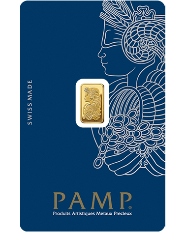 Gold bar Au999.9 PAMP - 1 g