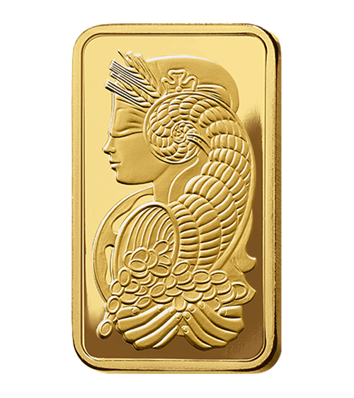 Gold bar Au999.9 PAMP - 1 g