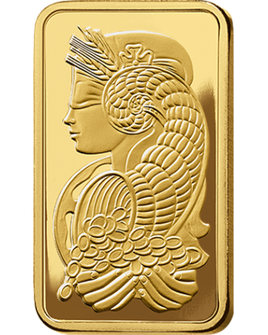Gold bar Au999.9 PAMP - 1 g