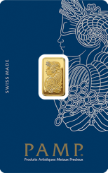 Złota sztabka Au999.9 PAMP - 2,5 g