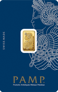 Gold bar Au999.9 PAMP - 2,5 g