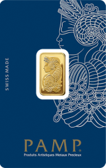 Złota sztabka Au999.9 PAMP - 5 g