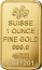 Gold bar Au999.9 PAMP - 31,1 g