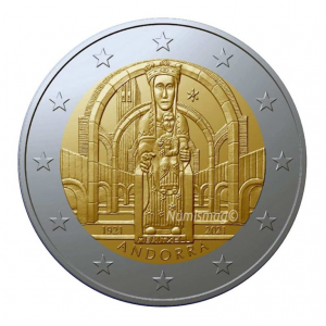 Andorra 2 euro 2021 - 100 years of the coronation of Our Lady of Meritxell - BU finish