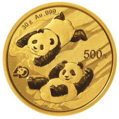 China 2022 - Panda Au999 30g