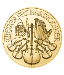 Austria 2022 - Wiener Philharmoniker Au999.9 1/4oz