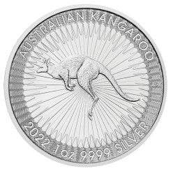 Australia 2022 - Kangaroo Ag999.9 1 oz BU