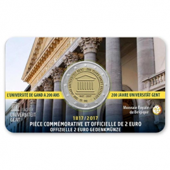 Belgium 2 Euro 2017 - 200th anniversary of the Ghent University coincard FR version