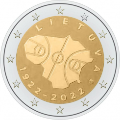 Lithuania 2 euro 2022 - Coin celebrating 100 years of Basketball in Lithuania - COIN ROLL