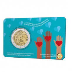 Belgium 2 euro 2022 - For care during the covid pandemic coincard NL