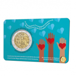 Belgium 2 euro 2022 - For care during the covid pandemic coincard FR
