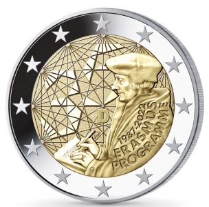 Germany 2 euro 2022 - 35 years of the Erasmus programme - J