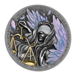 Niue 2022 - Goddesis - Themis - Goddess of Justice Ag999 2 oz