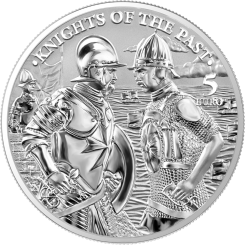 2022 Knights Of The Past 5 Euro 1oz Silver BU
