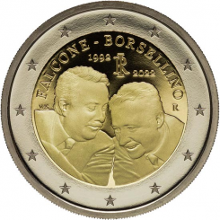 Italy 2 euro 2022 - The 30th Anniversary of the death of Giovanni Falcone and Paolo Borsellino COIN ROLL