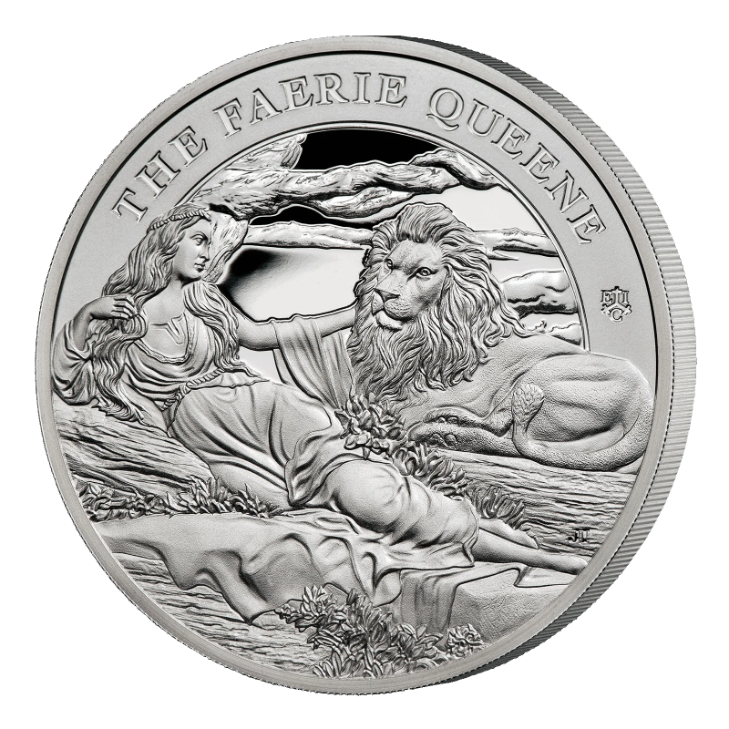 Faerie Queene Una The 2023 The St. Lion Ag999 Helena and Proof 1oz - -