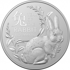 Australia 2023 - Year of The Rabbit Ag999 1oz RAM
