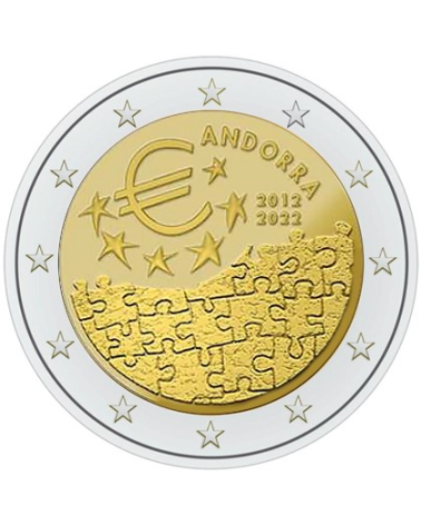 Andorra 2 euro 2022 - Currency agreement - coincard