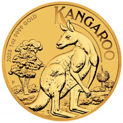 Australia 2023 - Kangaroo Au999.9 1 oz BU