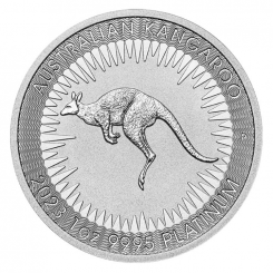 Australia 2023- Kangaroo Pt999.5 1 oz BU