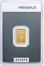 Gold bar Au999.9 Heraeus/Argor-Heraeus - 2 g
